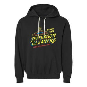 Funny Jefferson Cleaners Garment-Dyed Fleece Hoodie