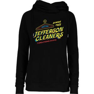 Funny Jefferson Cleaners Womens Funnel Neck Pullover Hood