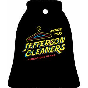 Funny Jefferson Cleaners Ceramic Bell Ornament