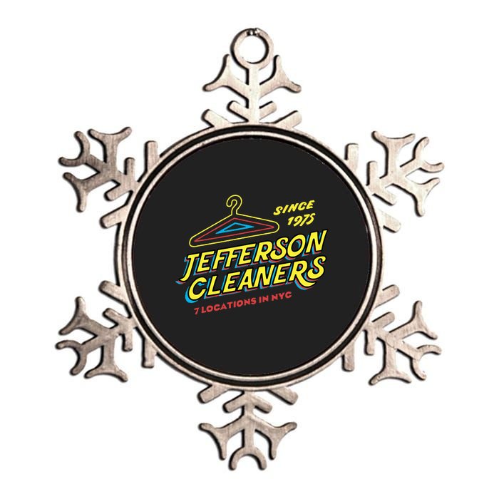 Funny Jefferson Cleaners Metallic Star Ornament