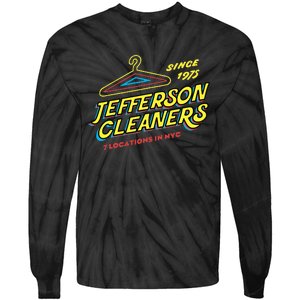 Funny Jefferson Cleaners Tie-Dye Long Sleeve Shirt