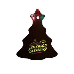 Funny Jefferson Cleaners Ceramic Tree Ornament