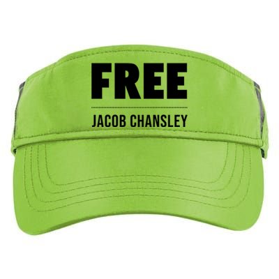 Free Jacob Chansley MAGA Conservative January 6 Adult Drive Performance Visor