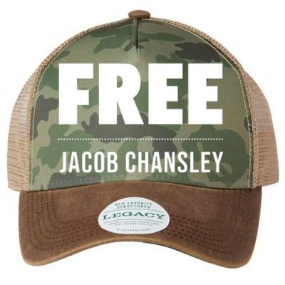 Free Jacob Chansley MAGA Conservative January 6 Legacy Tie Dye Trucker Hat