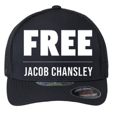 Free Jacob Chansley MAGA Conservative January 6 Flexfit Unipanel Trucker Cap