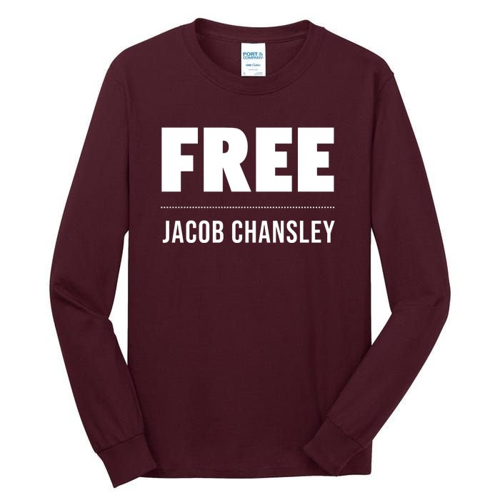 Free Jacob Chansley MAGA Conservative January 6 Tall Long Sleeve T-Shirt