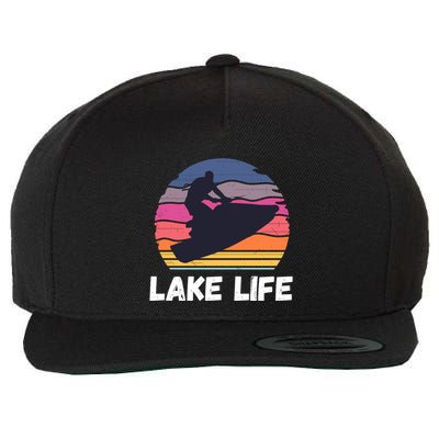 Funny Jetski Cool Gift Jetskiing Jet Ski Accessory Gift Wool Snapback Cap