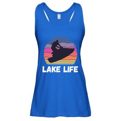 Funny Jetski Cool Gift Jetskiing Jet Ski Accessory Gift Ladies Essential Flowy Tank