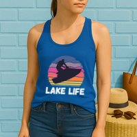 Funny Jetski Cool Gift Jetskiing Jet Ski Accessory Gift Womens Tank Top