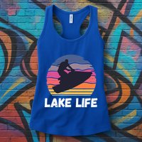 Funny Jetski Cool Gift Jetskiing Jet Ski Accessory Gift Womens Tank Top