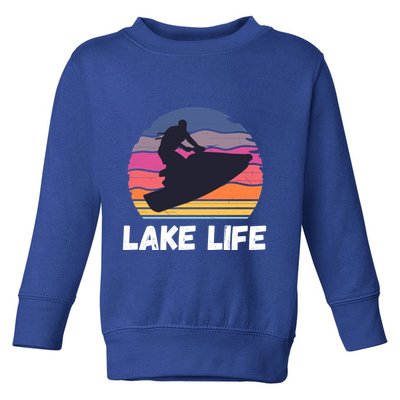 Funny Jetski Cool Gift Jetskiing Jet Ski Accessory Gift Toddler Sweatshirt