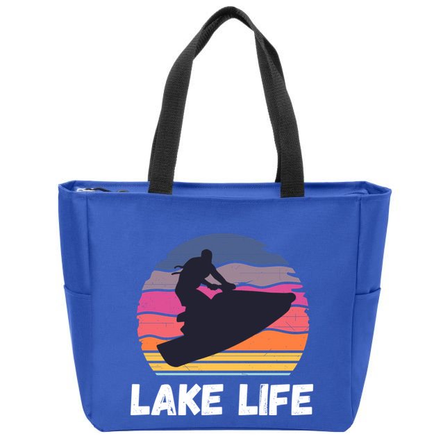 Funny Jetski Cool Gift Jetskiing Jet Ski Accessory Gift Zip Tote Bag