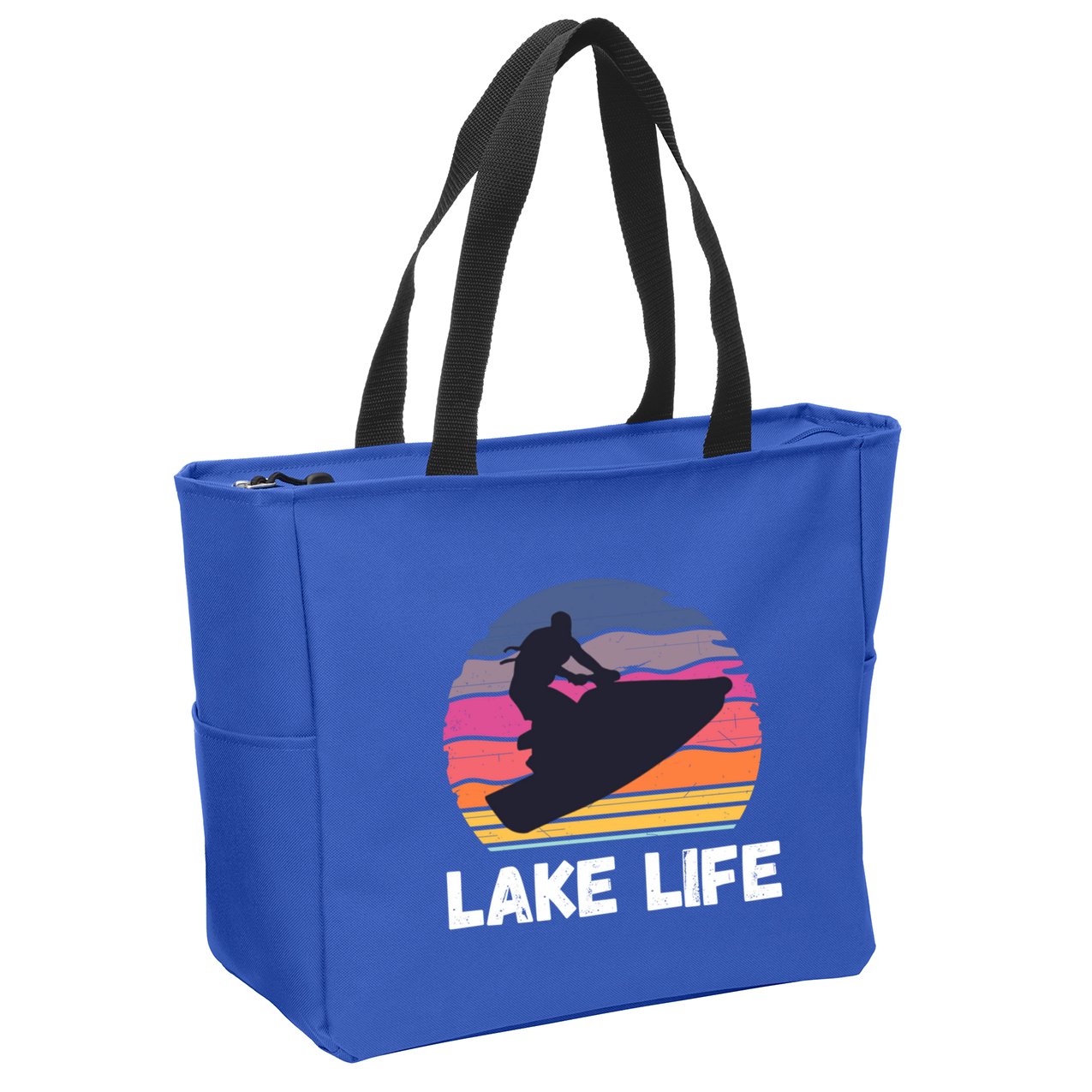 Funny Jetski Cool Gift Jetskiing Jet Ski Accessory Gift Zip Tote Bag