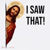 Funny Jesus Christ I Saw That Meme Religious Cool Retro God T-Shirt