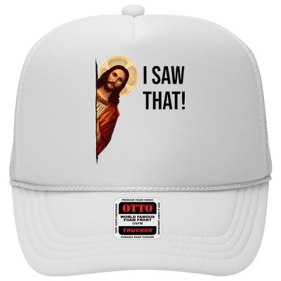 Funny Jesus Christ I Saw That Meme Religious Cool Retro God Trucker Hat