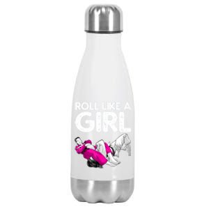 Funny Jujitsu Design For Women Brazilian Jiu Jitsu Stainless Steel Insulated Water Bottle