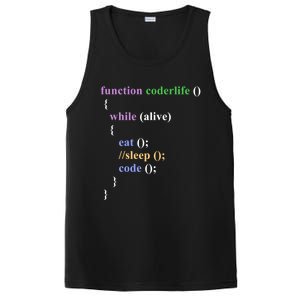 Funny Javascript Developer Programming Eat Sleep Code Repeat Gift PosiCharge Competitor Tank