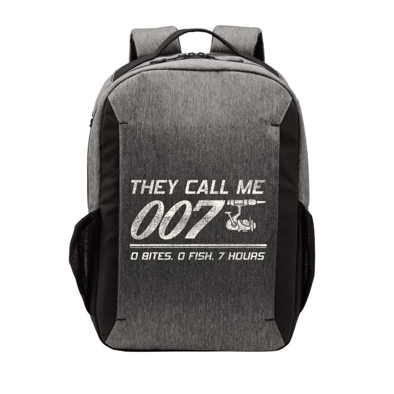 Fisherman Joke Dad They Call Me 007 Funny Fishing Humor Vector Backpack