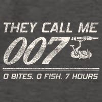 Fisherman Joke Dad They Call Me 007 Funny Fishing Humor Vector Backpack