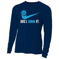 Funny Just Dink It Pickleball Player Fan Gift Cooling Performance Long Sleeve Crew