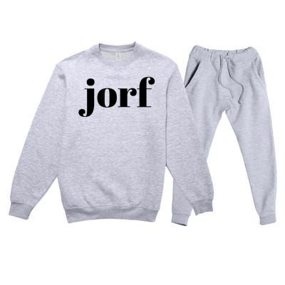 Funny Jury Duty Trial Attorney Juror Judge Premium Crewneck Sweatsuit Set