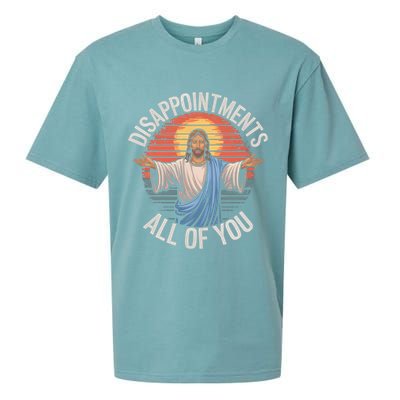 Funny Jesus Disappointments All Of You Sarcastic Sueded Cloud Jersey T-Shirt