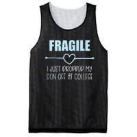 Fragile Just Dropped My Son At College Drop Off For Moms Mesh Reversible Basketball Jersey Tank