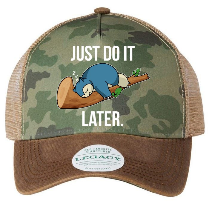 Funny Just Do It Later Legacy Tie Dye Trucker Hat