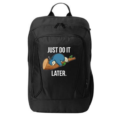 Funny Just Do It Later City Backpack