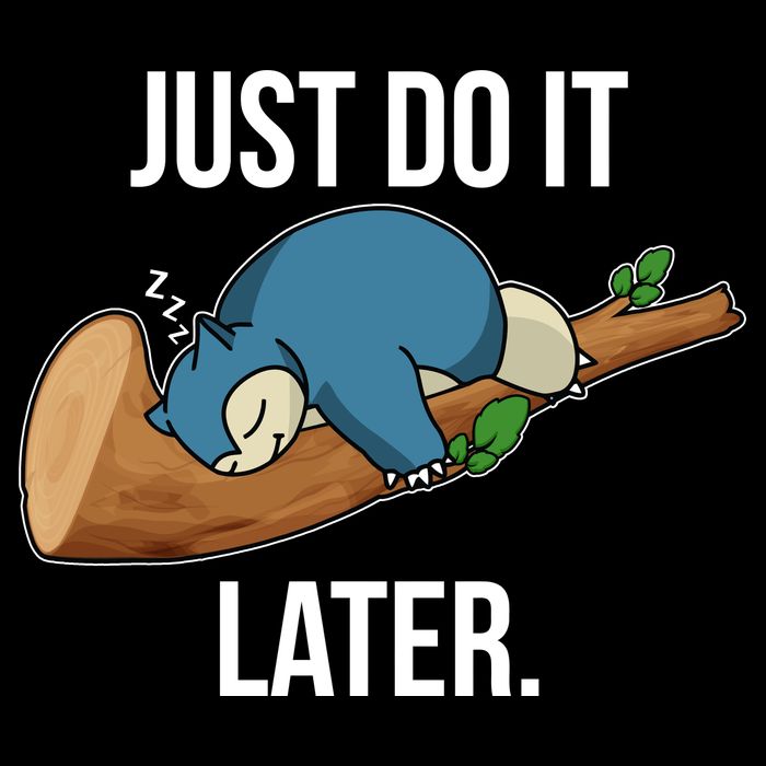 Funny Just Do It Later Button