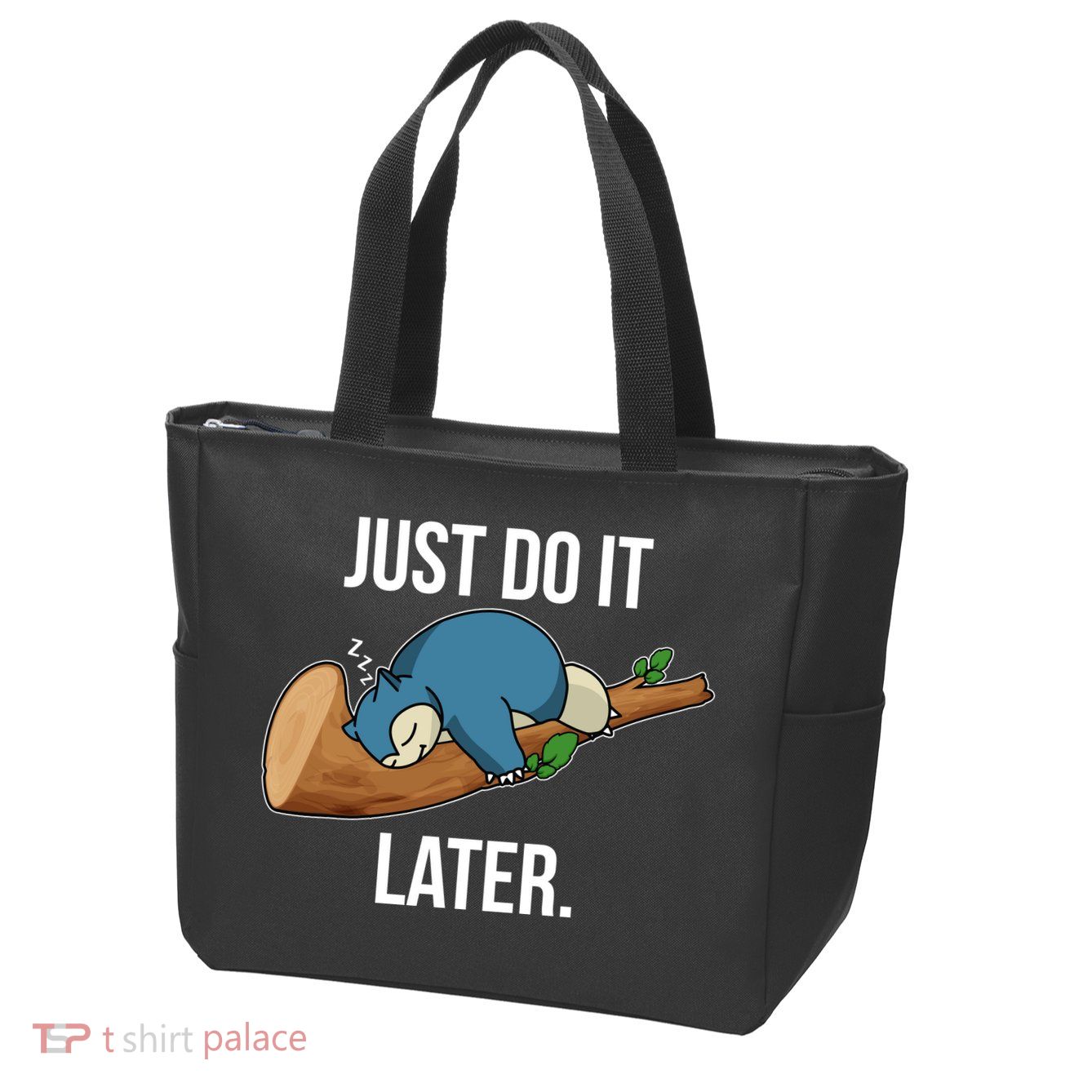Funny Just Do It Later Zip Tote Bag
