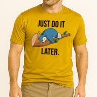 Funny Just Do It Later Performance Shirt