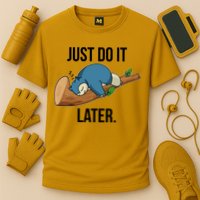 Funny Just Do It Later Performance Shirt
