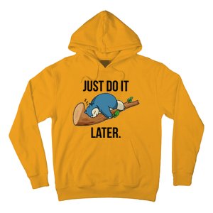 Funny Just Do It Later Hoodie