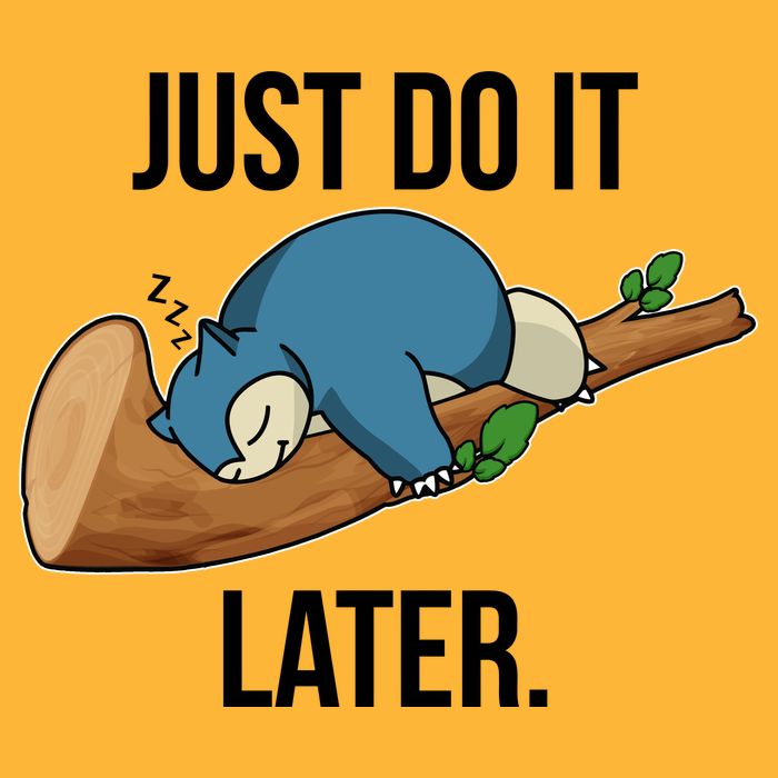 Funny Just Do It Later Premium T-Shirt