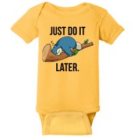 Funny Just Do It Later Baby Bodysuit