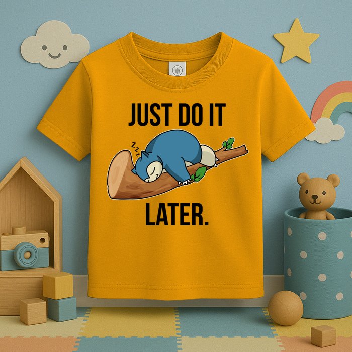 Funny Just Do It Later Toddler T-Shirt