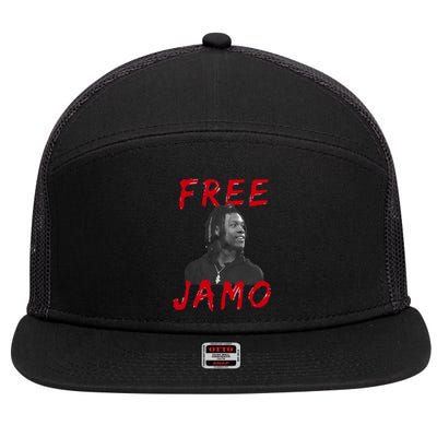 Free Jamo 7 Panel Mesh Trucker Snapback Hat