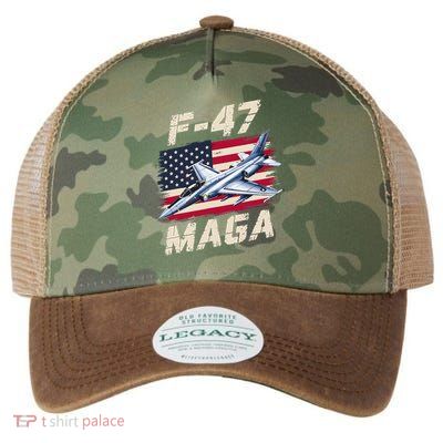 F47 Jet Fighter USA Superpower Dominance Aviation Lover Legacy Tie Dye Trucker Hat