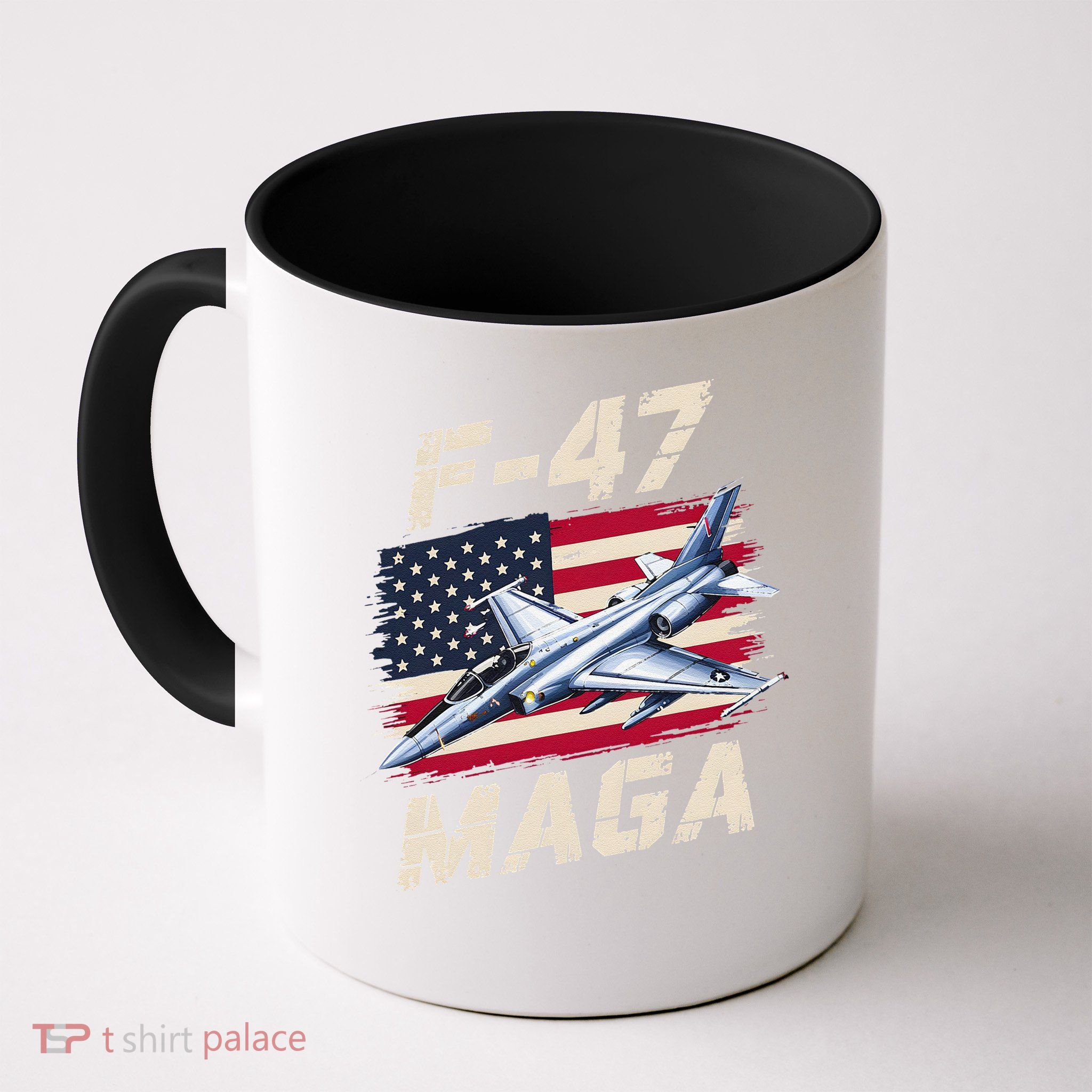 F47 Jet Fighter USA Superpower Dominance Aviation Lover Mug