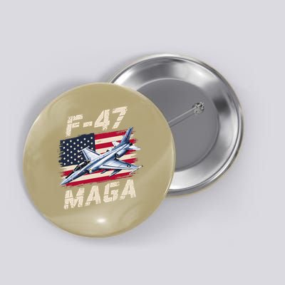 F47 Jet Fighter USA Superpower Dominance Aviation Lover Button