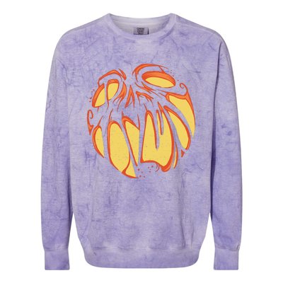 Fierce JackOLantern Colorblast Crewneck Sweatshirt