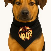 Fierce JackOLantern USA-Made Doggie Bandana