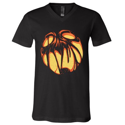 Fierce JackOLantern V-Neck T-Shirt