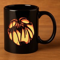 Fierce JackOLantern 11oz C Handle Ceramic Mug