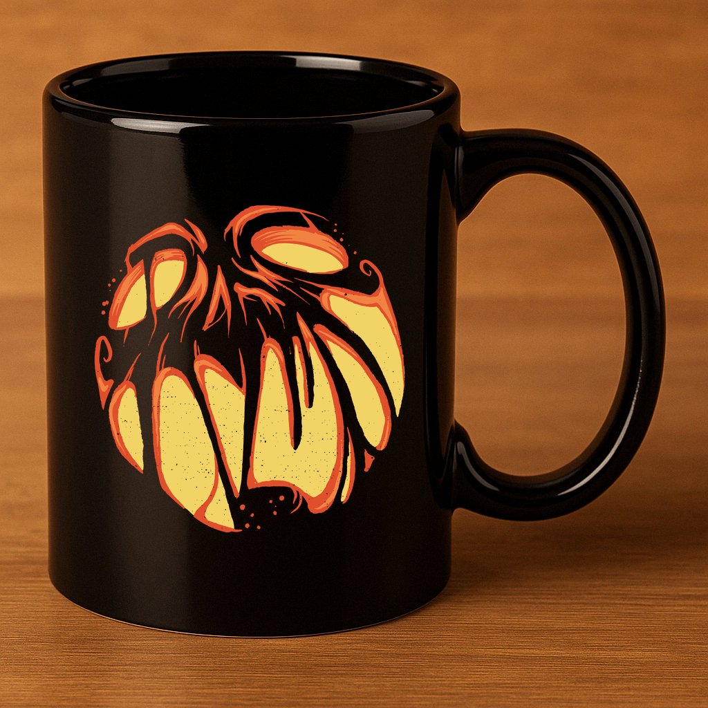Fierce JackOLantern 11oz C Handle Ceramic Mug