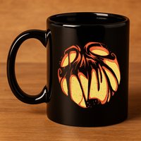 Fierce JackOLantern 11oz C Handle Ceramic Mug