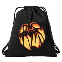 Fierce JackOLantern Drawstring Bag
