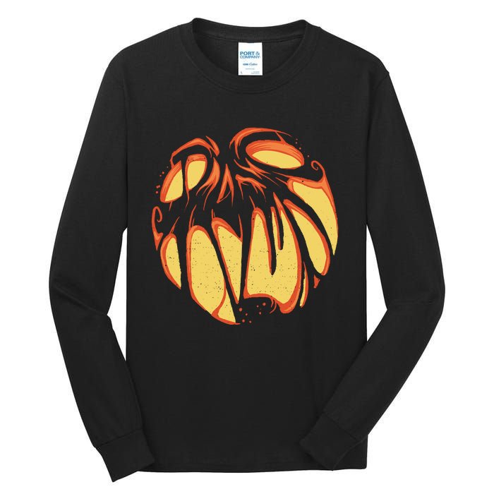 Fierce JackOLantern Tall Long Sleeve T-Shirt