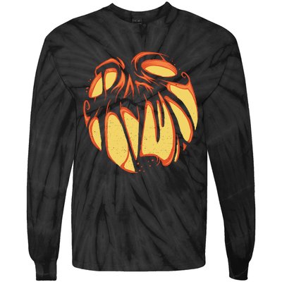 Fierce JackOLantern Tie-Dye Long Sleeve Shirt